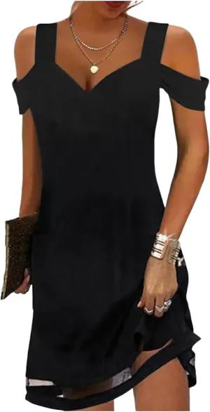 Women's Dresses Sexy Sleek Straps Sleeveless Dress Simplicity Plain Shift Mini Dress Holiday Dresses