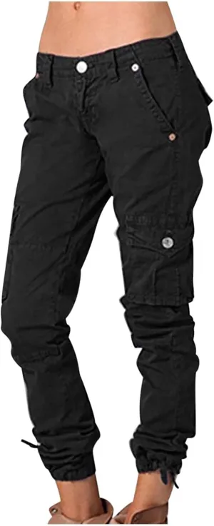 Women's High Waisted Jeans Strechy Straight Leg Denim Pants with Pockets Y2k Baggy Mid Waist Cropped Denim Pants