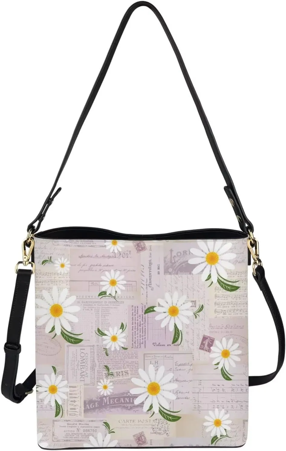 Womens Purse Tote Bags with Detachable Strap and Magnetic Snap Ladies Travel Shoulder Satchel