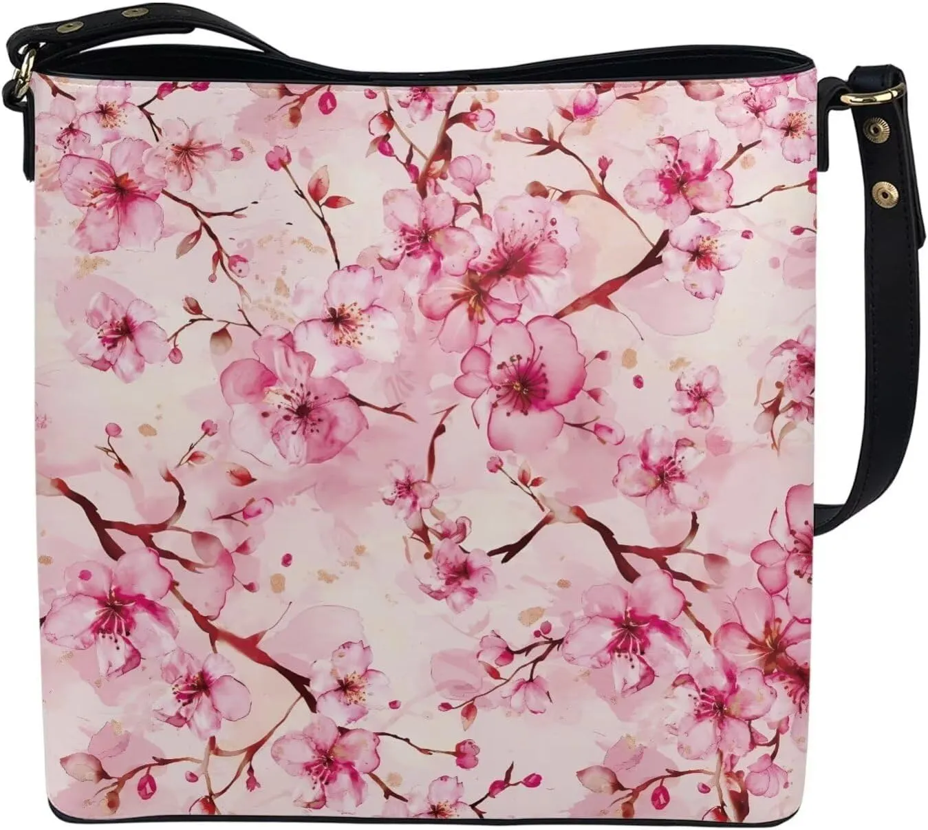 Womens Purse Tote Bags with Detachable Strap and Magnetic Snap Ladies Travel Shoulder Satchel