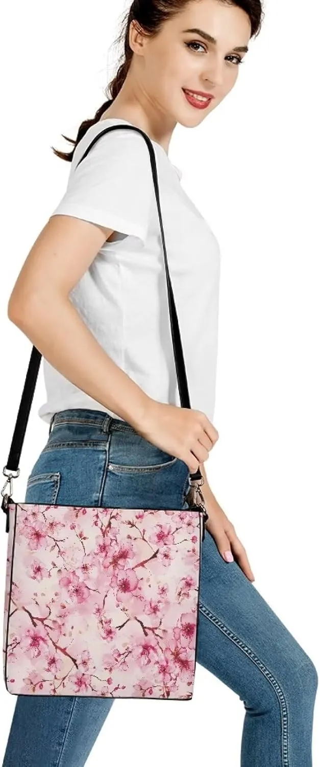 Womens Purse Tote Bags with Detachable Strap and Magnetic Snap Ladies Travel Shoulder Satchel