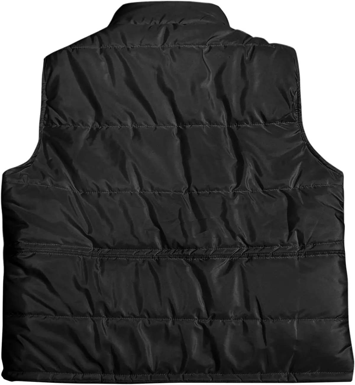 Women's Quilted Puffer Vest Casual Sleeveless Stand Collar Button Fall Trendy Warm Outerwear Down Jackets Winter Coat
