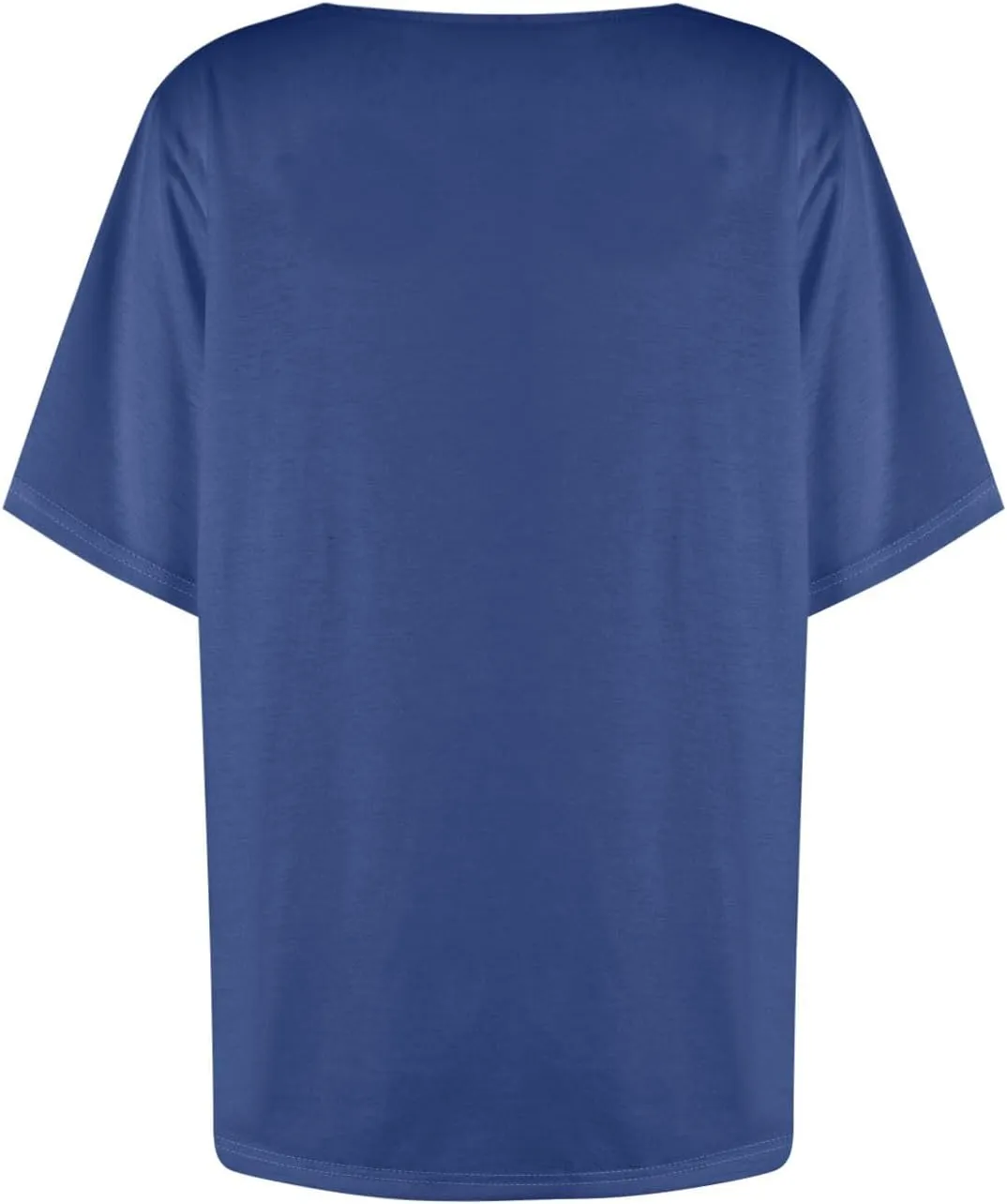 Womens Short Sleeve Tops Casual Asymmetrical Neck Cute Summer Shirts Button Loose Fit Business Dressy Blouses