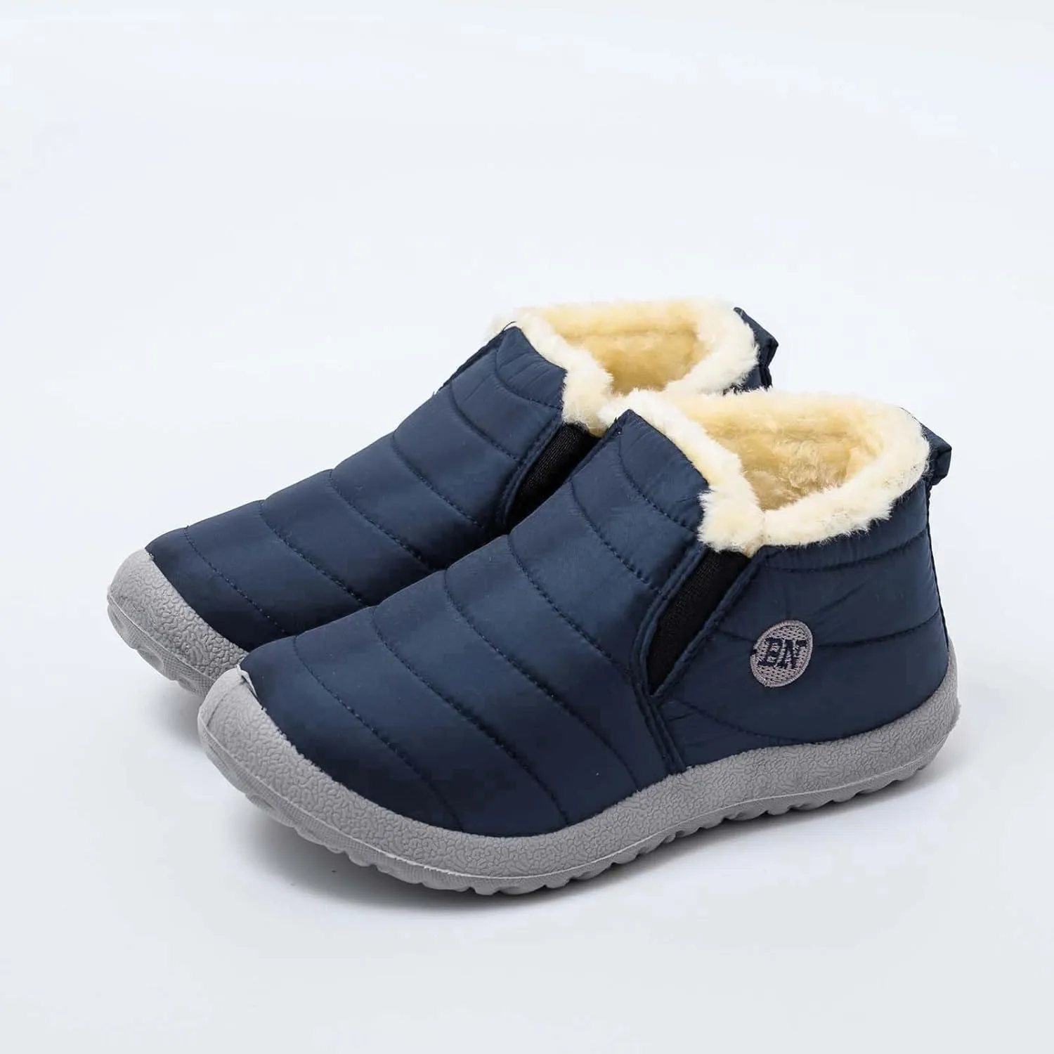 Womens Snow Boots Waterproof Insulated 8.5 Womens Winter Booties and Ankle Boots Woman Winter Boots Leather Mid Calf Winter Boots for Women Low Heel Waterproof Womens Boots Winter