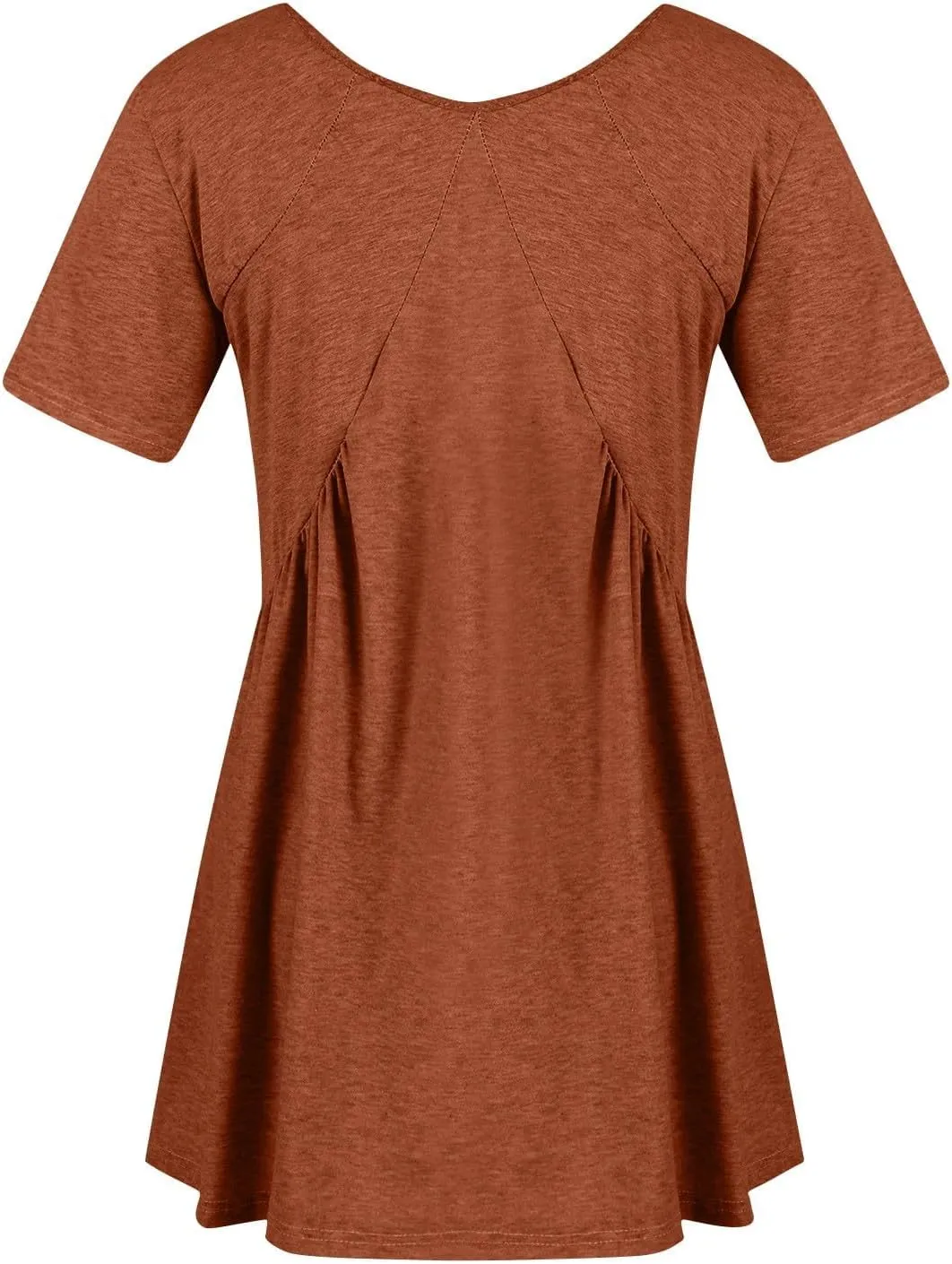 Womens Summer Dresses V-Neck Short Sleeve Oversized Mini Dress Casual Waist Elegant Pleated Beach Sundress 2025
