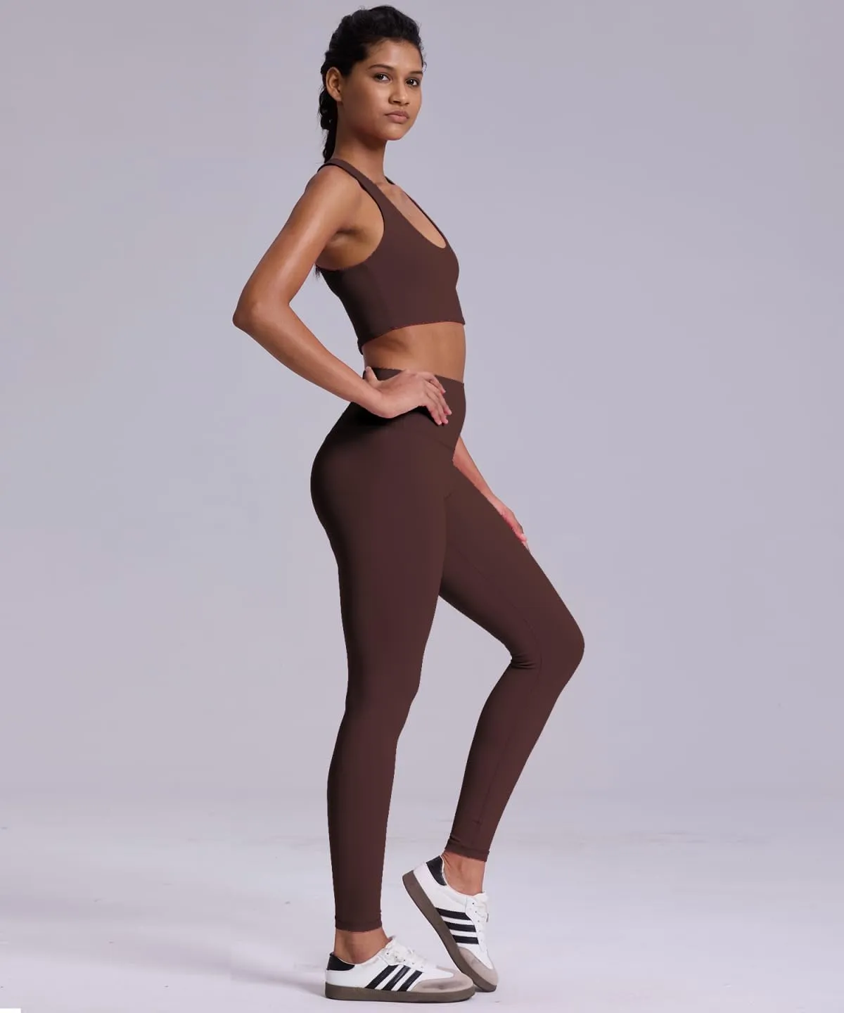Women's Tummy Control Opaque Yoga Leggings - High Waisted Gym Workout Pants for Women XXS-XL
