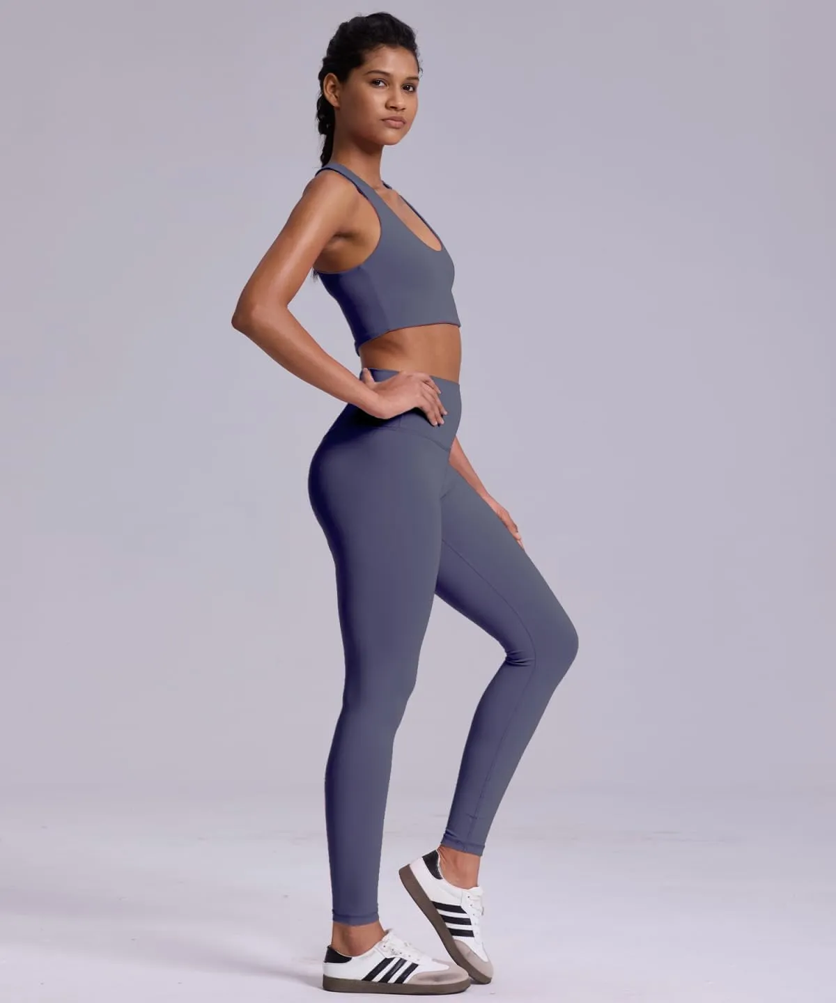 Women's Tummy Control Opaque Yoga Leggings - High Waisted Gym Workout Pants for Women XXS-XL