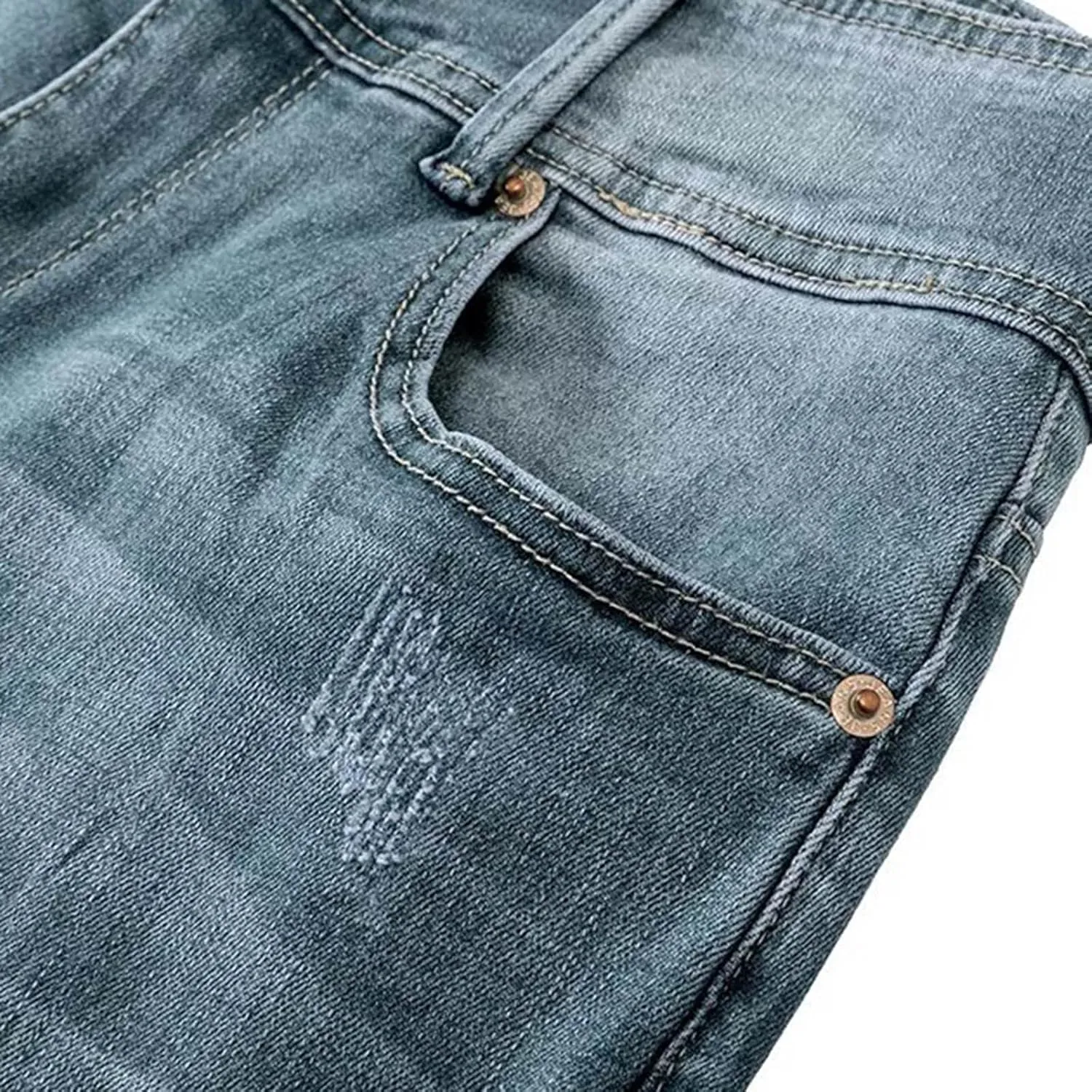 Women's Vintage Flare Jeans High Waist Stretch Denim Bell Bottoms Jeans Retro Bell-Bottomed Pants Plus Size