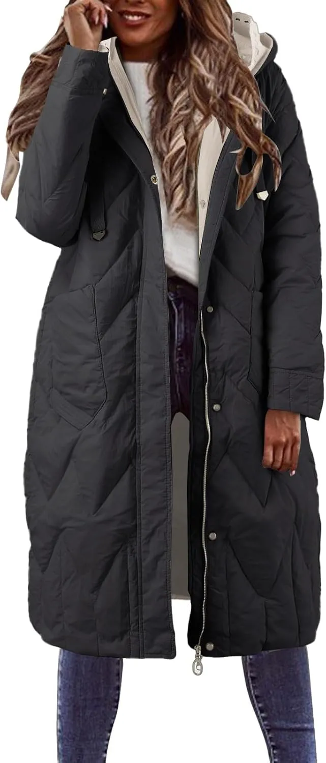 Womens Winter Coats Down Puffer Coat Women Black Puffer Coat Women Quilted Patchwork Jackets For Women