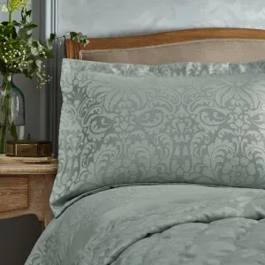 Worcester Oxford Edge Pillowcase (Single) by Appletree Heritage in Green 50 x 75cm