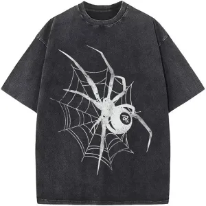 Wyeysyt Mens Oversized Graphic Tees Shirt Vintage Short Sleeve Cotton T Shirts Baggy Streetwear Washed Unisex Tops